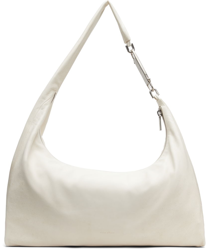 Torba za čez ramo Rick Owens Concordians Cropped Gemini Bag Bela | RR02E1428 LBH