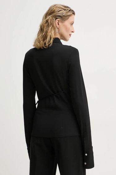 Srajce HELIOT EMIL Heliot Emil Regular Fit Shirt with Classic Collar Črna | AW24.W.05.056.BLK01, 2