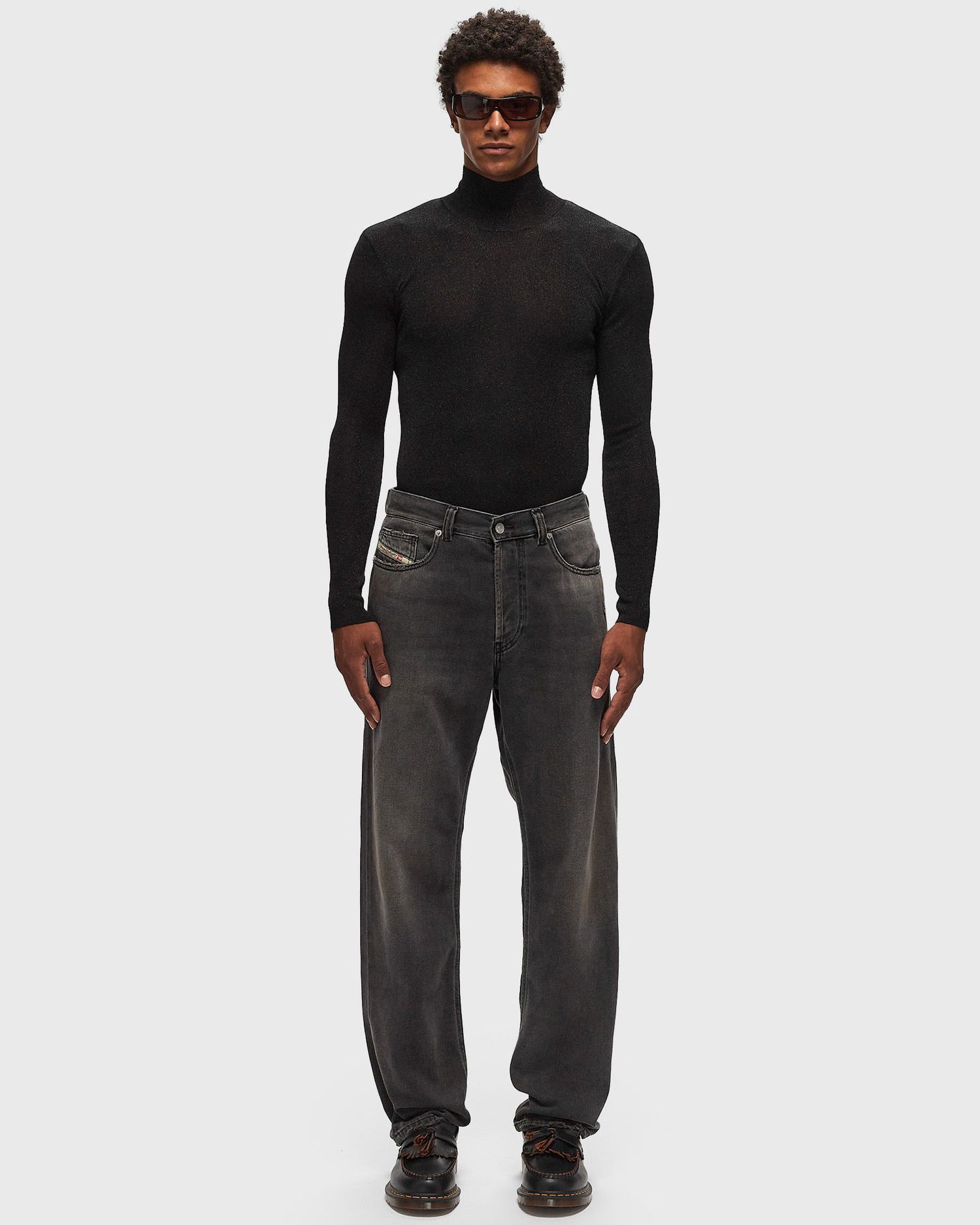 Pleteni pulover 032C EQUINOX TURTLENECK Črna | F24-MRK-1551-090, 1