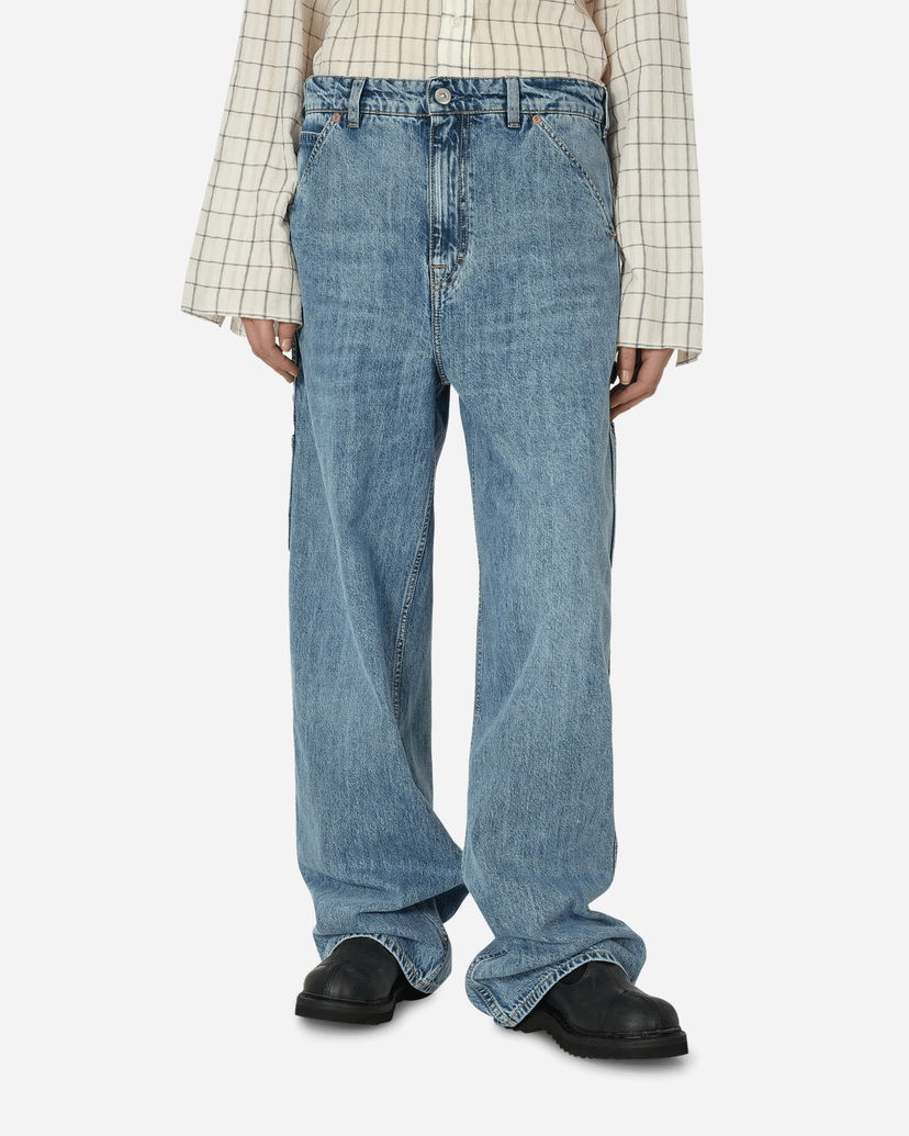 Kavbojke OUR LEGACY Trade Trouser Shadow Wash Modra | W2245TS 001