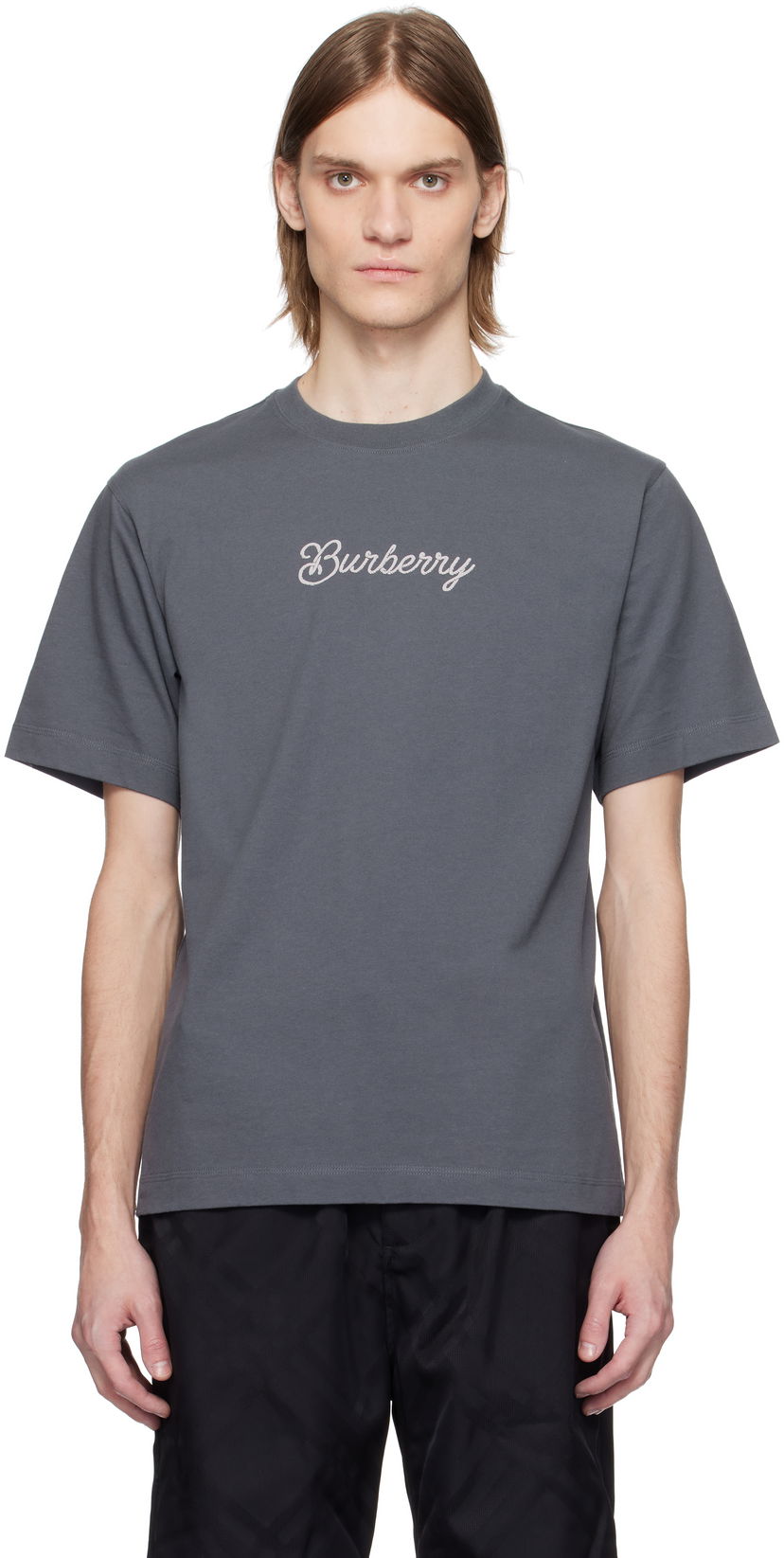 Majica Burberry Burberry Surfer Knight Cotton T-Shirt Siva | 8106230