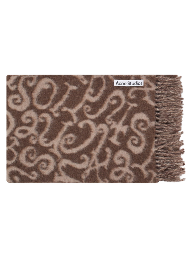 Šala Acne Studios Volf Monogram Scarf Bež | CA0279-AFQ