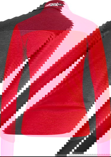 Pleteni pulover SWIX Swix Dynamic Midlayer Half Zip Pullover Rdeča | 10084-23-99951, 1