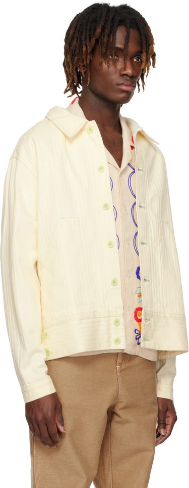 Jakna Bode Bode Greenskeeper Knolly Brook Jacket Rumena | MRS25JA006, 1