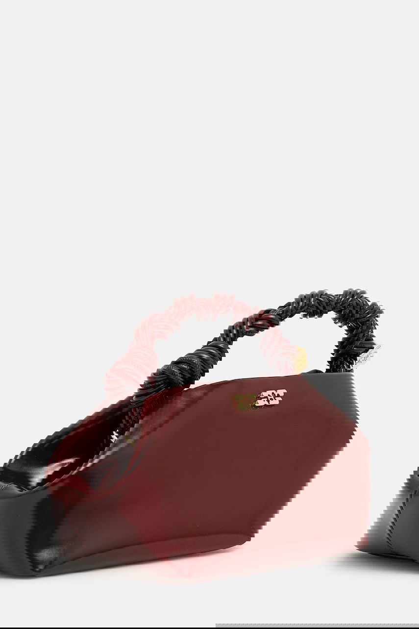 Torbica GANNI GANNI Bou Bag Small Patent Bordo | A6499, 1