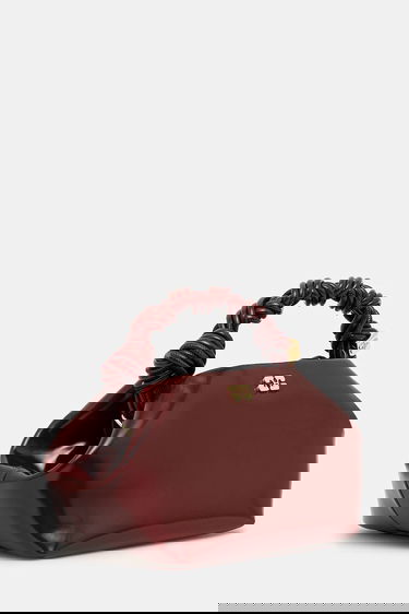 Torbica GANNI GANNI Bou Bag Small Patent Bordo | A6499, 1