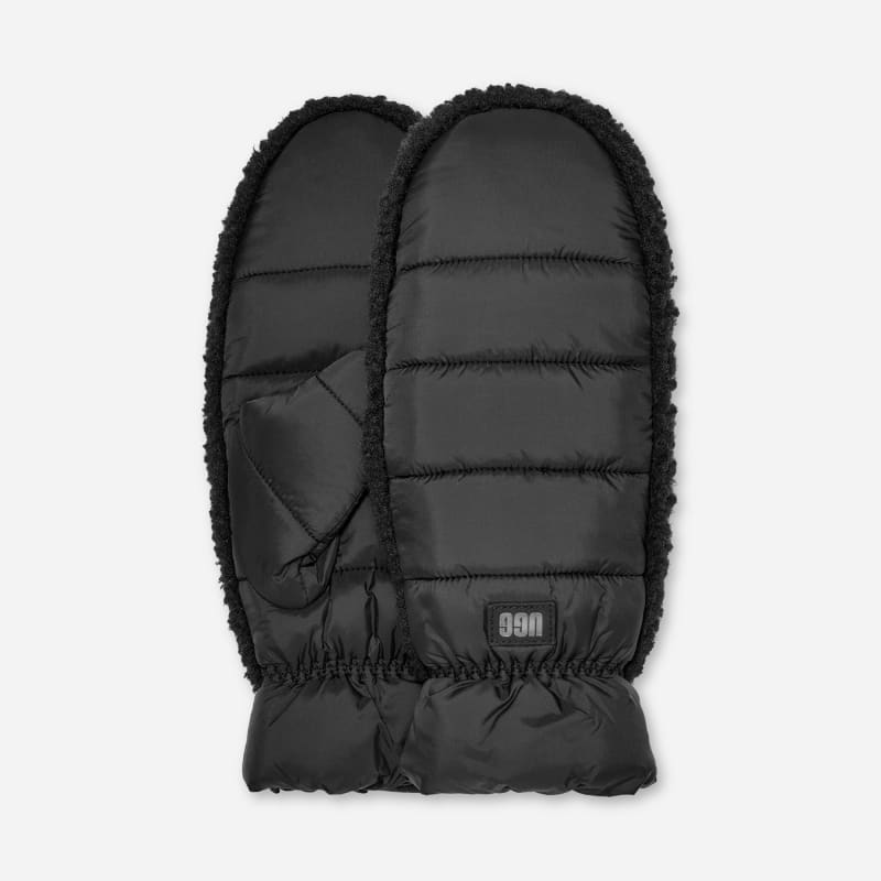 Rokavice UGG Fluff Mittens Črna | 101019-BLK