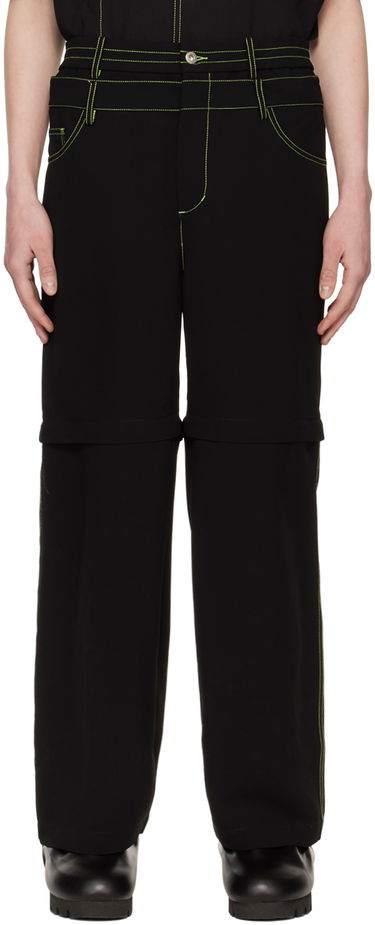 Hlače Feng Chen Wang Feng Chen Wang Convertible Trousers Črna | FMS15TR23, 0