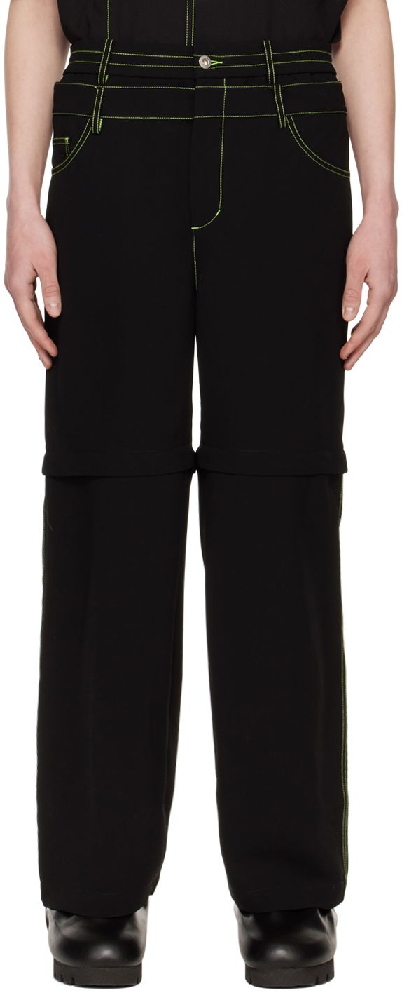 Hlače Feng Chen Wang Feng Chen Wang Convertible Trousers Črna | FMS15TR23