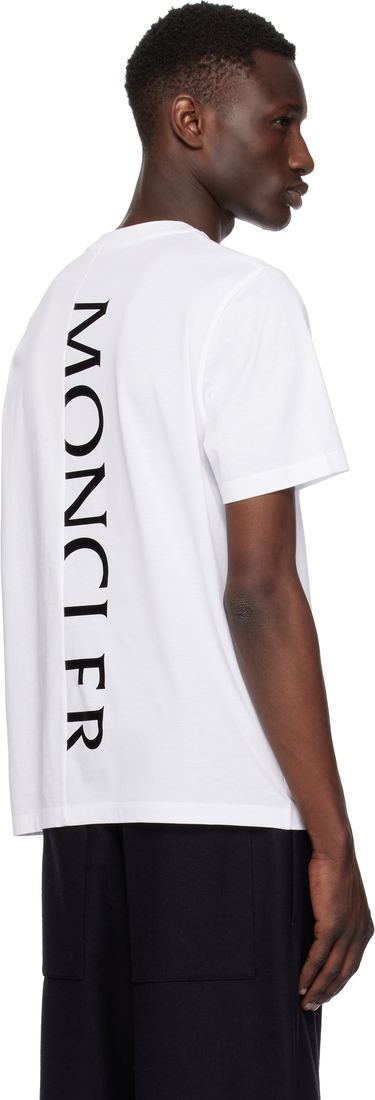Majica Moncler Moncler Cotton T-Shirt with Logo Bela | K10918C000738390Y, 2