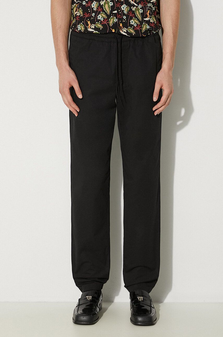 Hlače A.P.C. Simple Cotton Pants Črna | COERD.H08354, 0