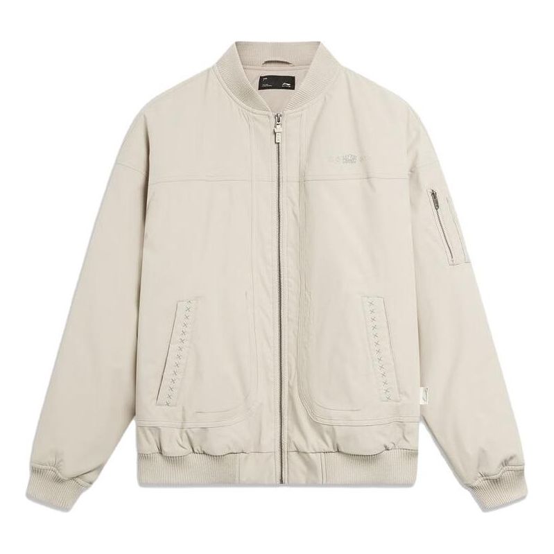 Bomber jakna Li-Ning Culture Bomber Jacket Bež | AJMT095-1