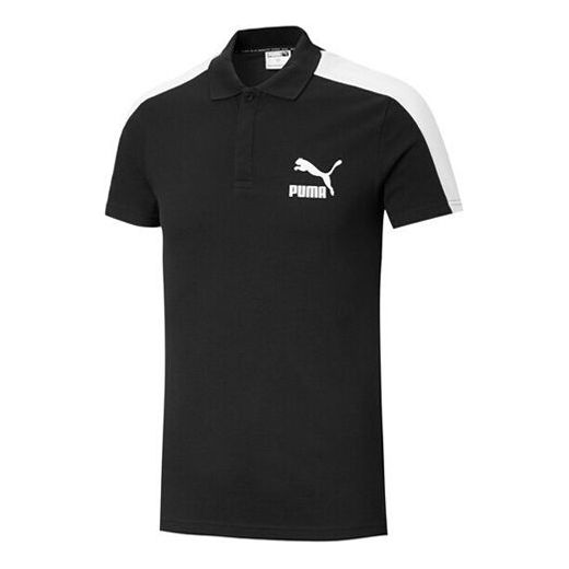 Polo majica Puma Iconic T7 Men's Polo Shirt Črna | 598250-01