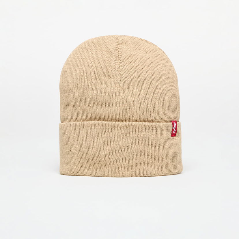 Beanie Levi's Slouchy Red Tab Beanie Beige Universal Bež | D7543-0017