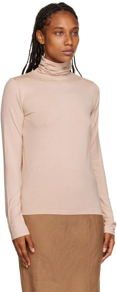 Pleteni pulover Baserange Bamboo Turtleneck Bež | TOTN, 1