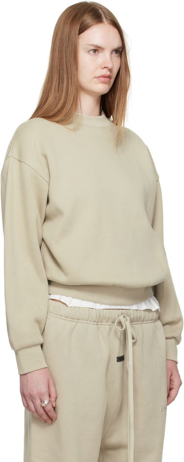Pulover Fear of God Fear of God ESSENTIALS Classic Fit Crewneck Sweatshirt Bež | 192SP255556FW, 1