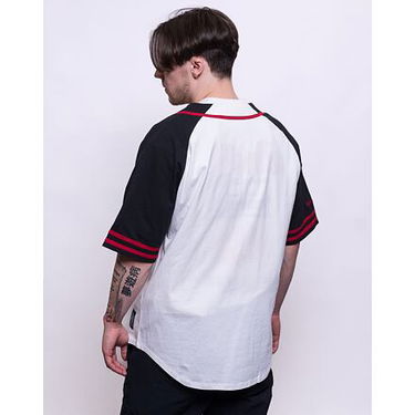 Dres Mitchell & Ness Practice Day Button Front Jersey CHICAGO BLACKHAWKS Bela | TBTF4994-CBHYYPPPWHIT, 5
