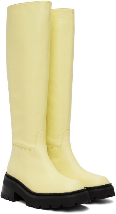 Plašči BY FAR BY FAR Russel Knee-High Boots Rumena | 22FWRUSDIVRSSP, 3