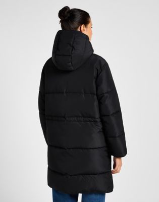 Parka Lee Long Puffer Jacket Črna | 112355161