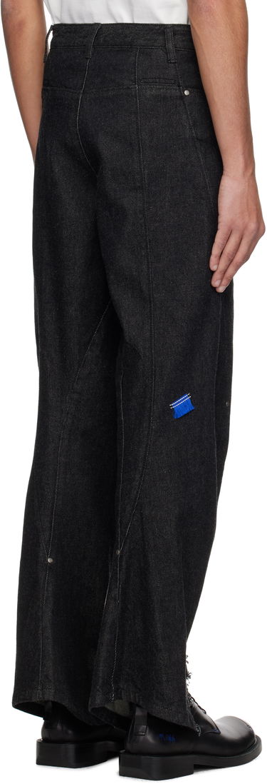 Kavbojke ADER ERROR ADER error 0105 Split Hem Jeans Črna | BO01SSJE0105BK, 2