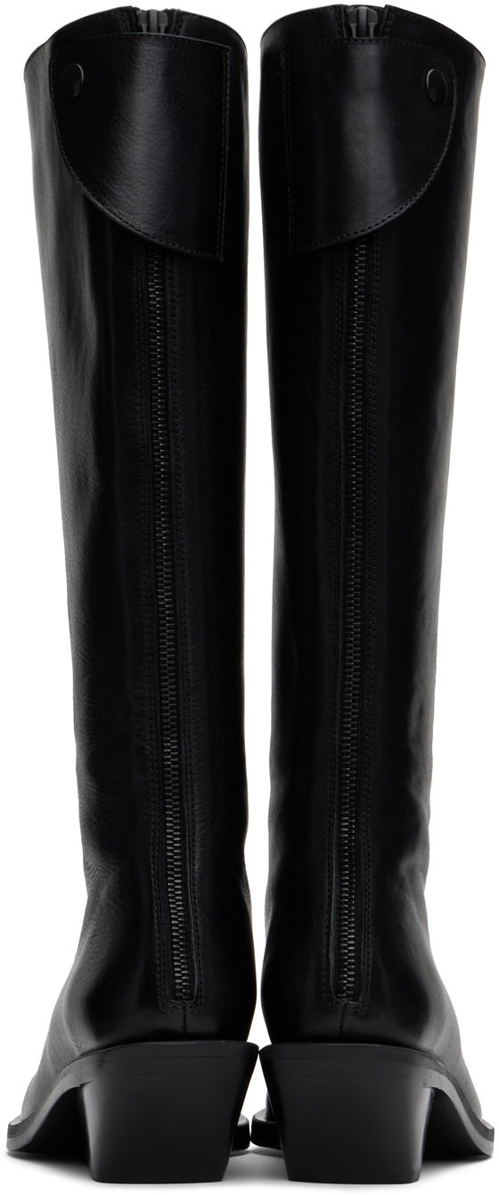 Obleke Ann Demeulemeester Ann Demeulemeester Auke Pointy Tall Boots Črna | 2402-W-R35-LT141-099, 1