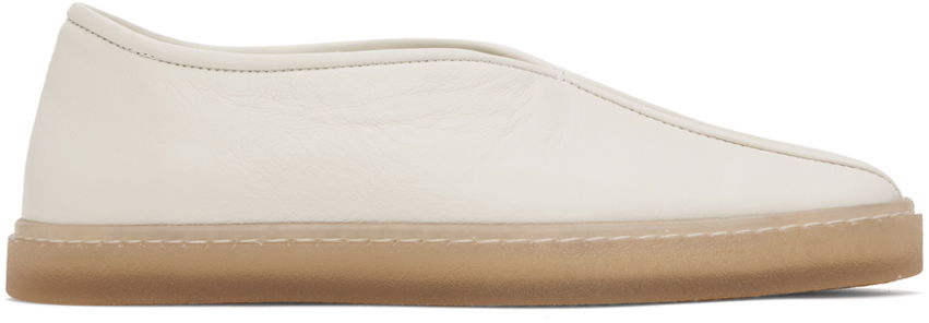 Superge in čevlji LEMAIRE Piped Bela | FO0099 LL0010, 0