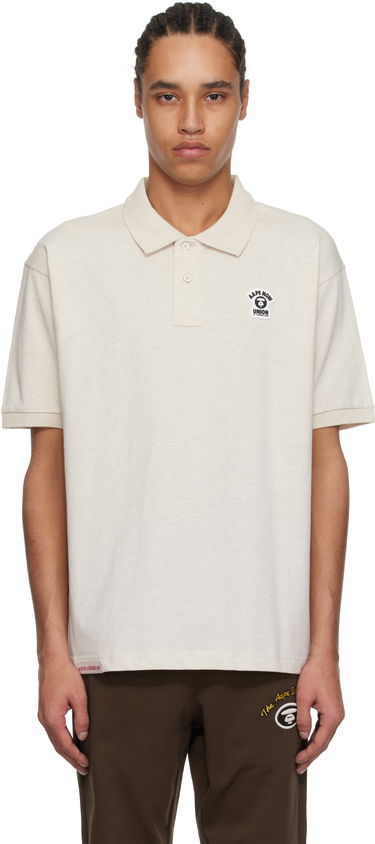 Polo majica AAPE by A Bathing Ape AAPE by A Bathing Ape Main Polo Bež | AAPPOM1662XAOBG2, 0