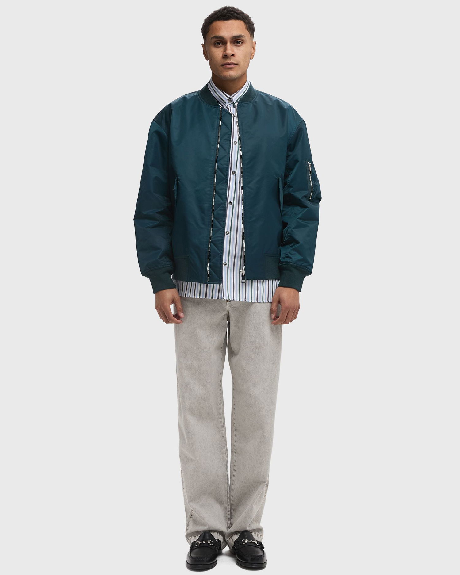Bomber jakna A.P.C. Logan Bomber Jacket Mornarica | PSAKL-H02998-IAQ, 1
