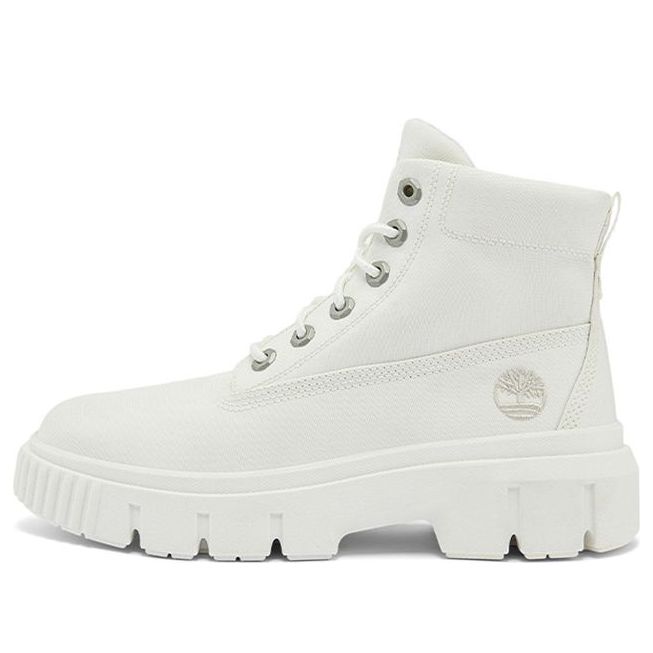 Superge in čevlji Timberland Greyfield Canvas Boot Bela | A2JFQW, 0
