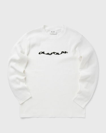 Majica ØLÅF WAFFLE TEE LS Bela | M180113-WHITE, 0
