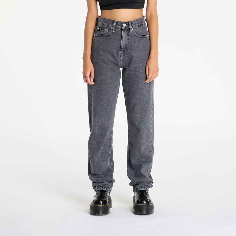 Kavbojke CALVIN KLEIN High Rise Straight Jeans Grey Siva | J20J223657 1BZ