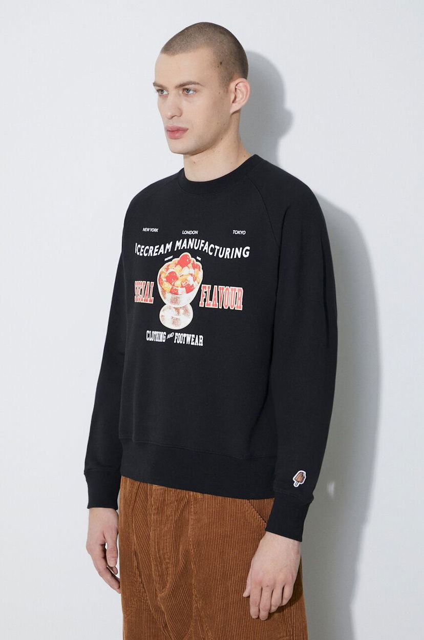 Pleteni pulover BBC IceCream Icecream Special Flavour Crewneck Sweatshirt Črna | IC24122