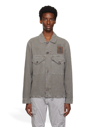 Srajce C.P. Company Pigment-Dyed Shirt Siva | 14CMOS335A-006494N