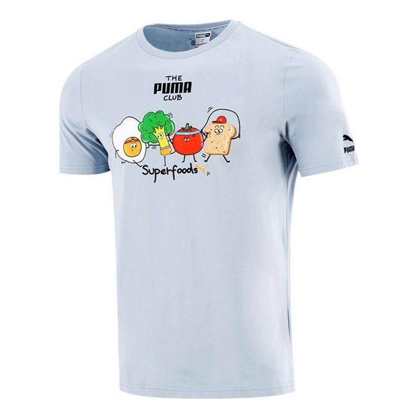 Majica Puma Club Graphic T-Shirt Modra | 533197-61