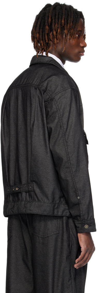Jakna Engineered Garments Engineered Garments Trucker Denim Jacket Črna | 25S1D007, 2