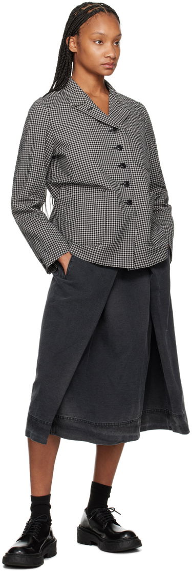 Krila YMC YMC George Midi Wrap Skirt Črna | Q3WAA, 3
