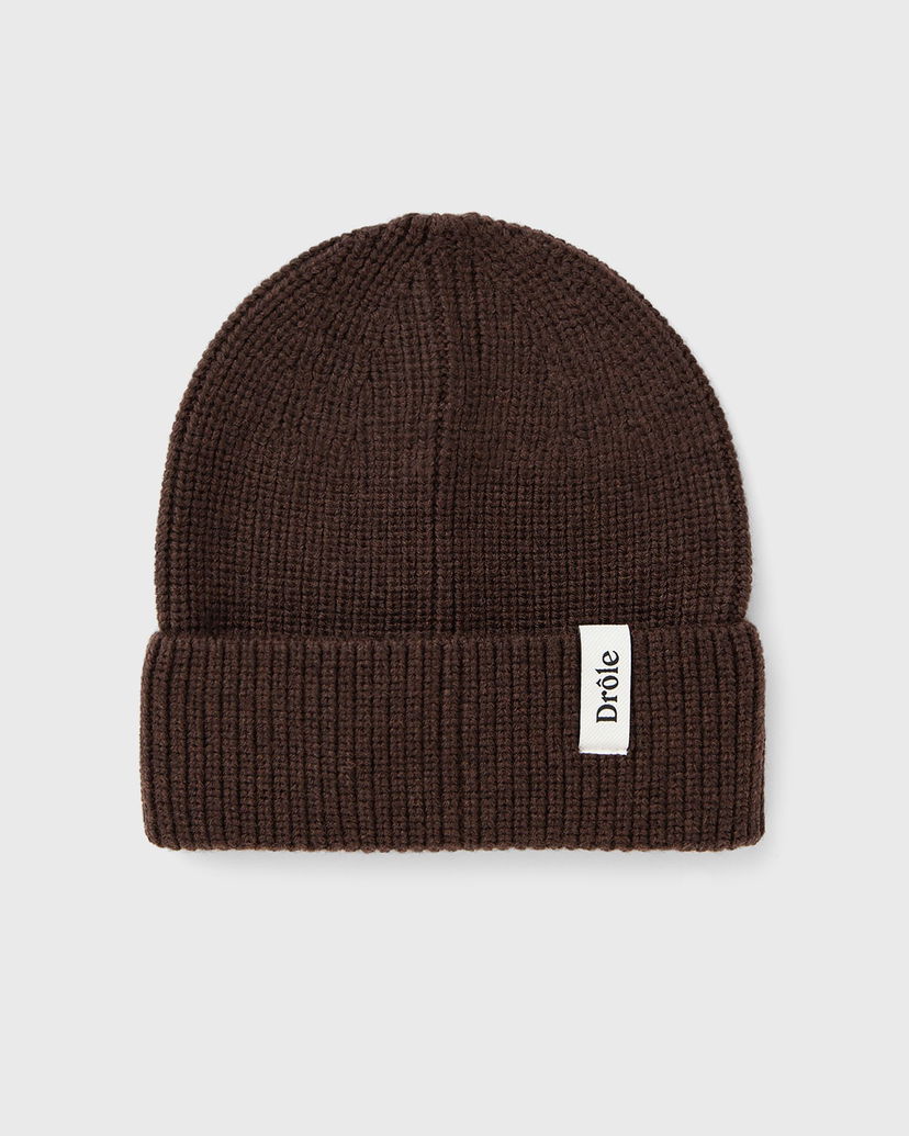 Beanie Drôle de Monsieur Men's Beanie Rjava | E-BN100-WO007-BN