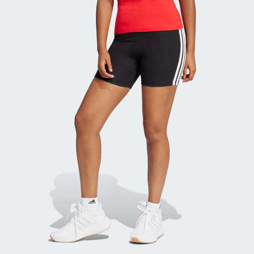 Kratke hlače adidas Performance High Waisted Biker Shorts Črna | JE1223