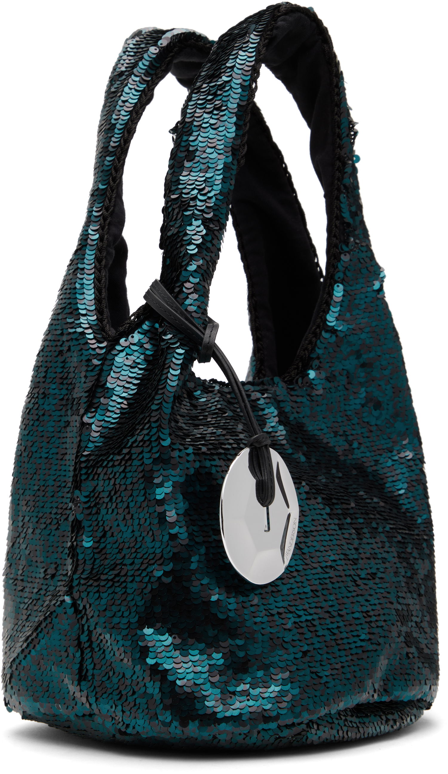 Torbica JW Anderson JW Anderson Mini Sequin Shopper Bag Zelena | HB0728-FA0230, 1