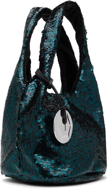 Torbica JW Anderson JW Anderson Mini Sequin Shopper Bag Zelena | HB0728-FA0230, 1