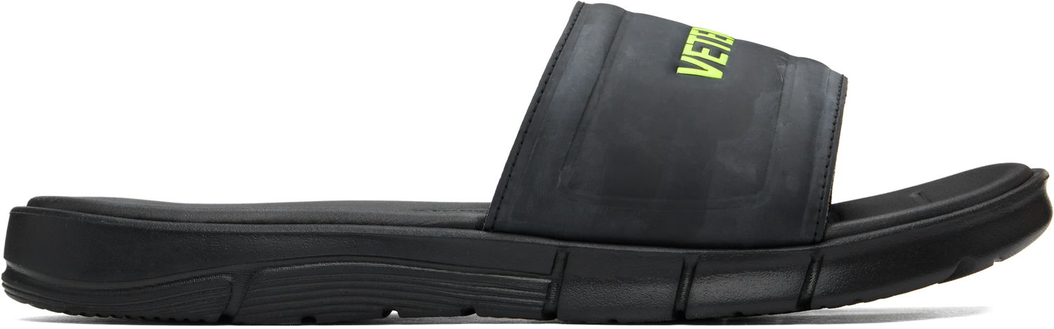 Superge in čevlji VETEMENTS Logo Pool Slides Črna | UE52FL200B, 0