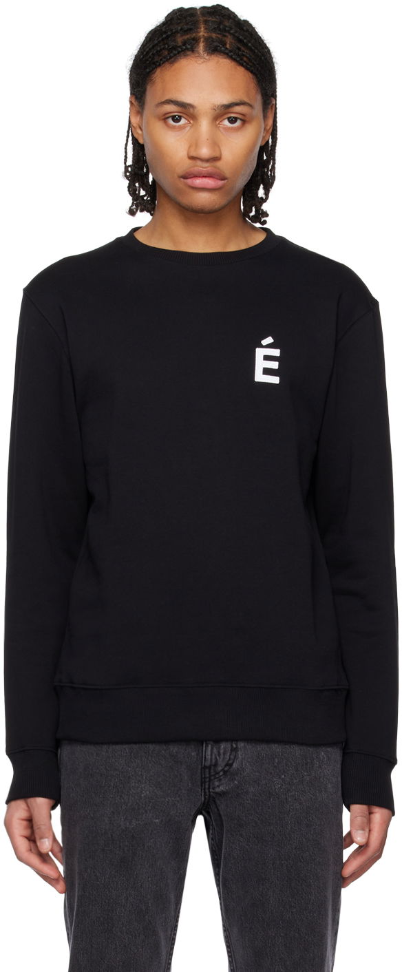 Pulover Études Black Sweatshirt With Logo Črna | C00ME203A01599