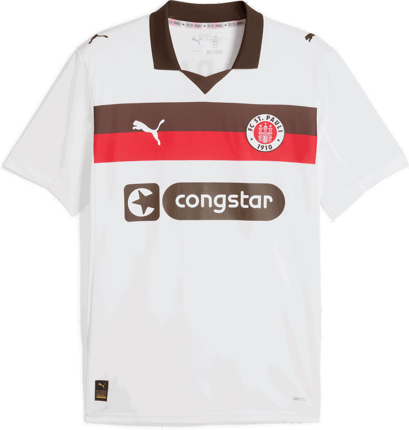Dres Puma Puma FC St. Pauli Away Jersey Bela | 783069-02