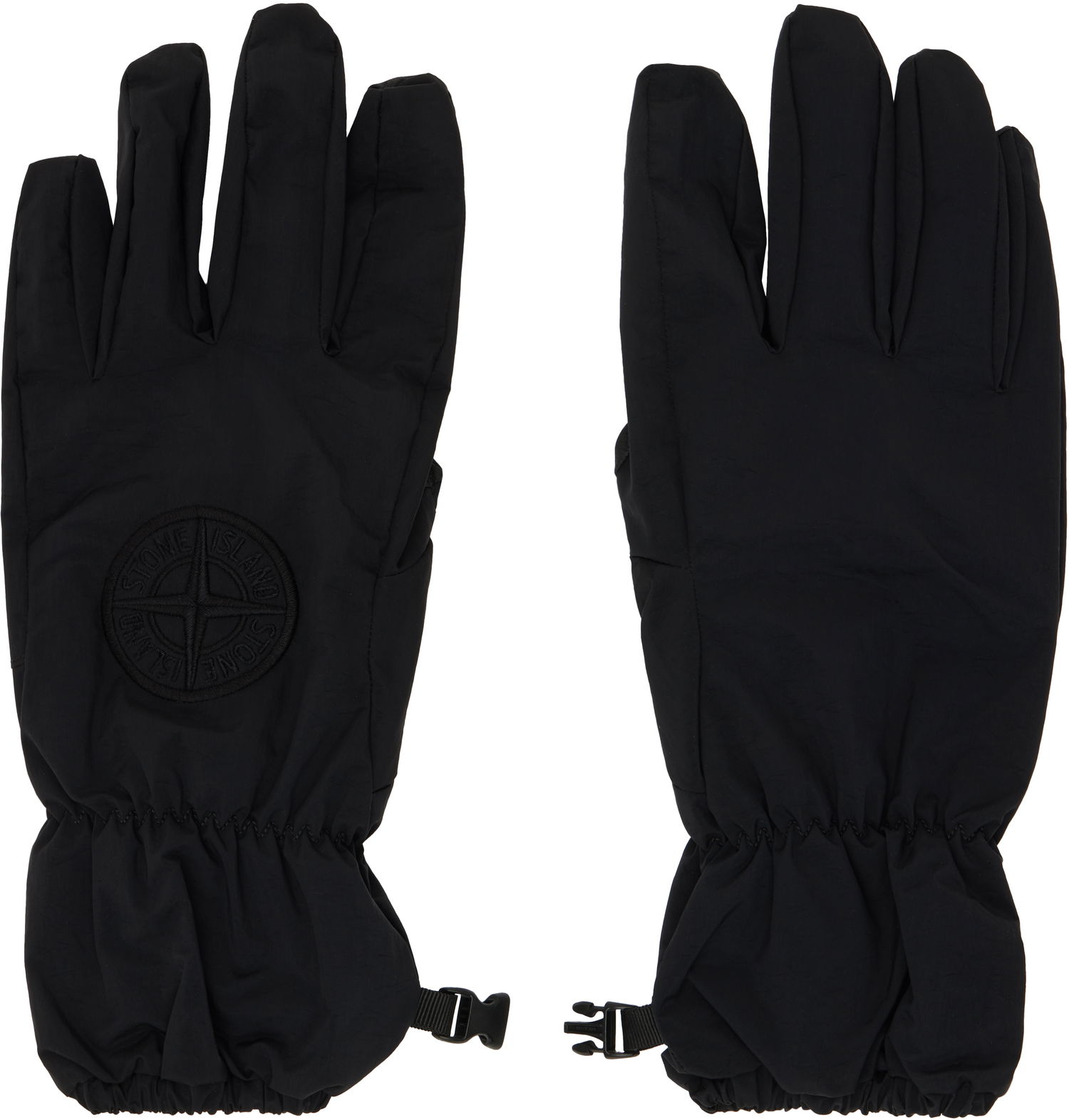 Rokavice Stone Island Embroidered Gloves Črna | 811592169, 0