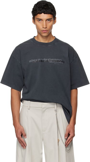 Majica Alexander Wang Alexander Wang Short Sleeve T-Shirt Siva | UCC3251847, 0