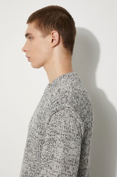 Pleteni pulover Samsoe Samsoe Samsoe Samsoe Warm Wool Sweater Siva | M23300086, 4