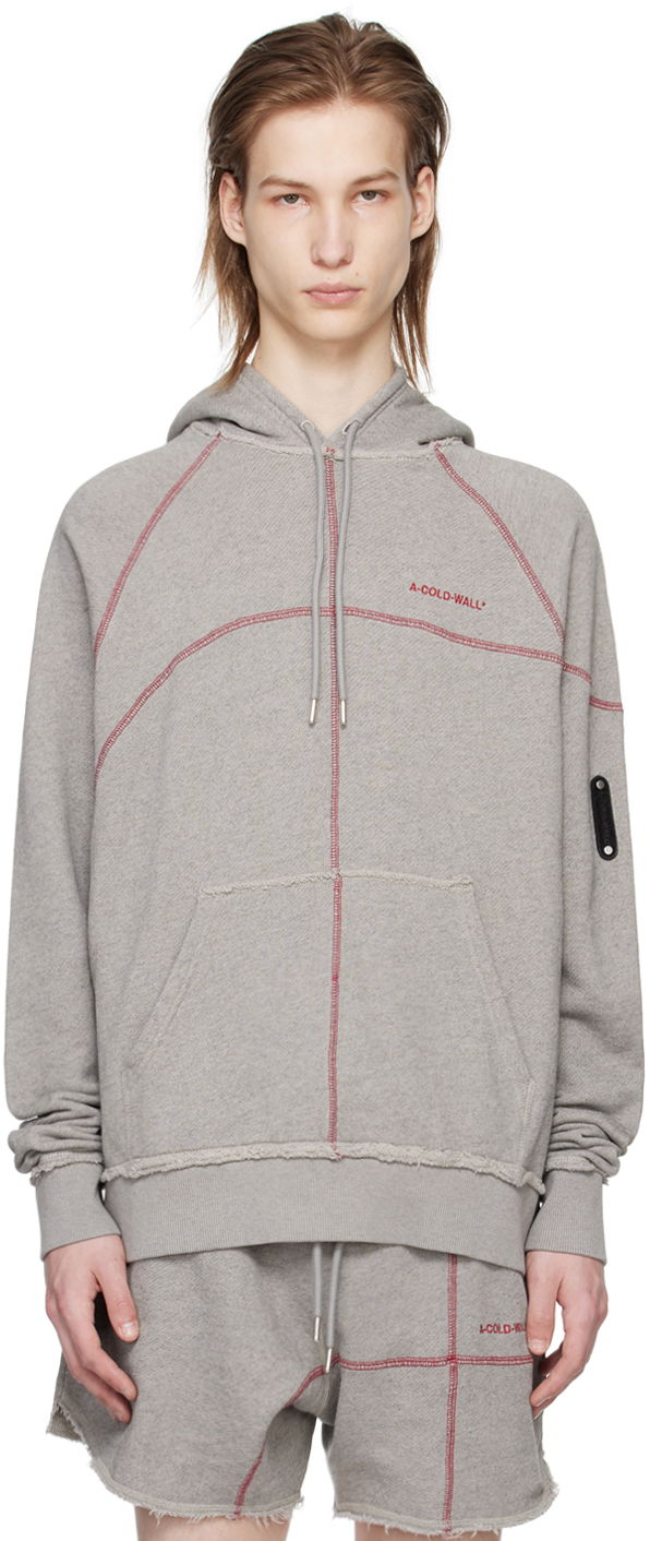 Pulover A-COLD-WALL* Intersect Hoodie Siva | ACWMW179, 0