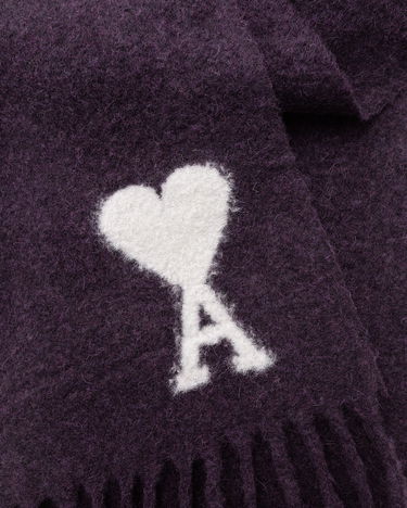 Šala AMI Oversize Scarf With Fringe Lila | USF422.AW0054-504, 1