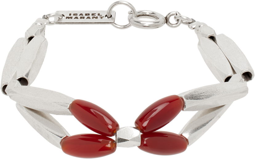 Zapestnica ISABEL MARANT Isabel Marant Sahale Bracelet Rdeča | BR0174FA-C1B12B