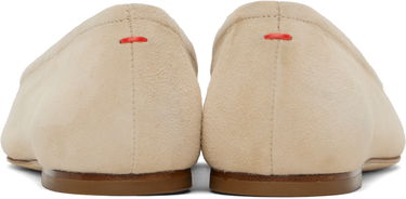 Oblačila Aeyde Aeyde Delfina Suede Ballerina Flats Bež | A11-FL-MNLR08FL17-SS25-957-017, 1
